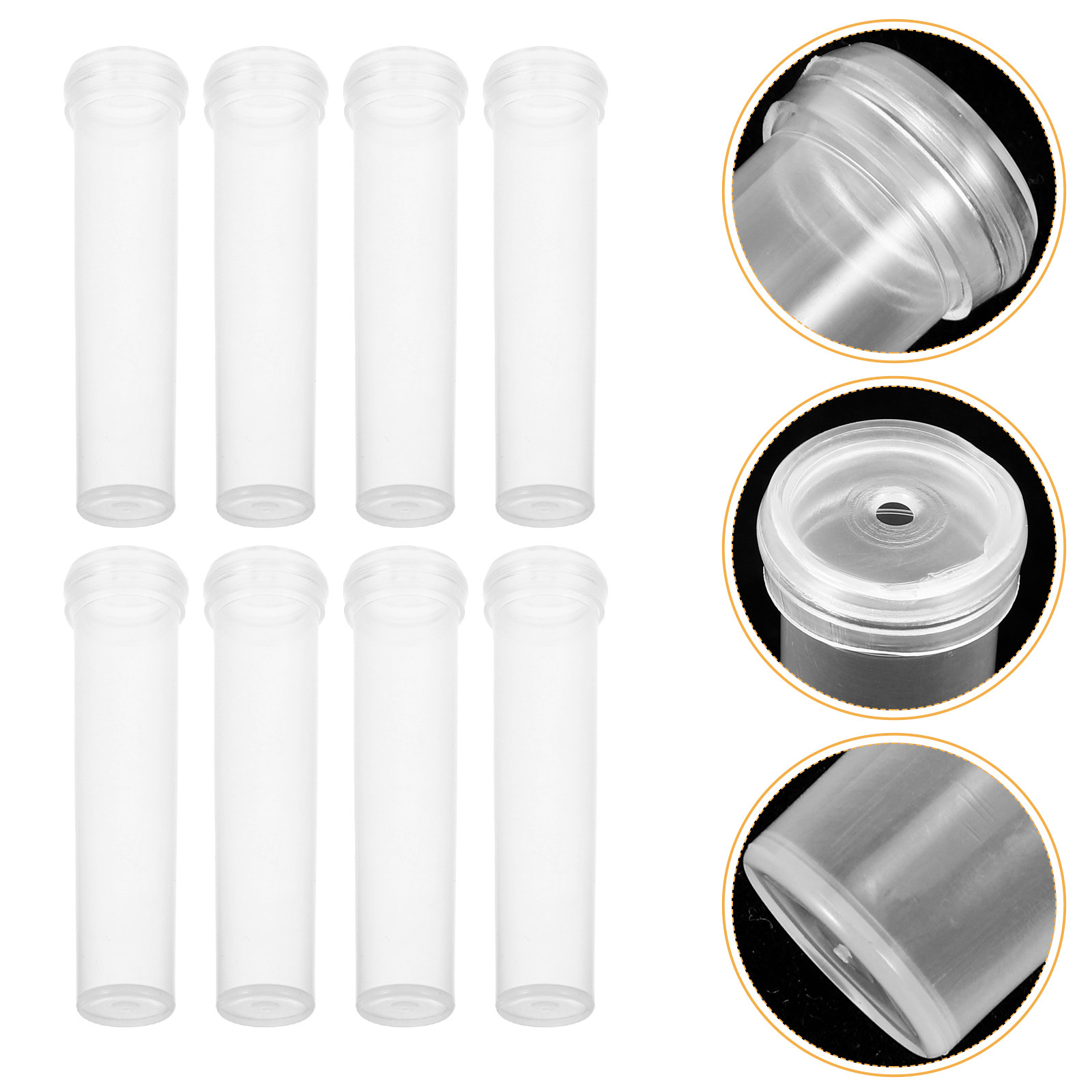 The Florist Supply - 200Pcs Flower Water Tubes Transparent Plastic