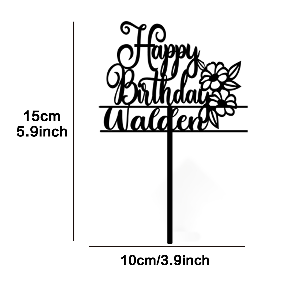 1PC New Happy Birthday to the  - Flower Supplies บทวิจารณ์และราคา