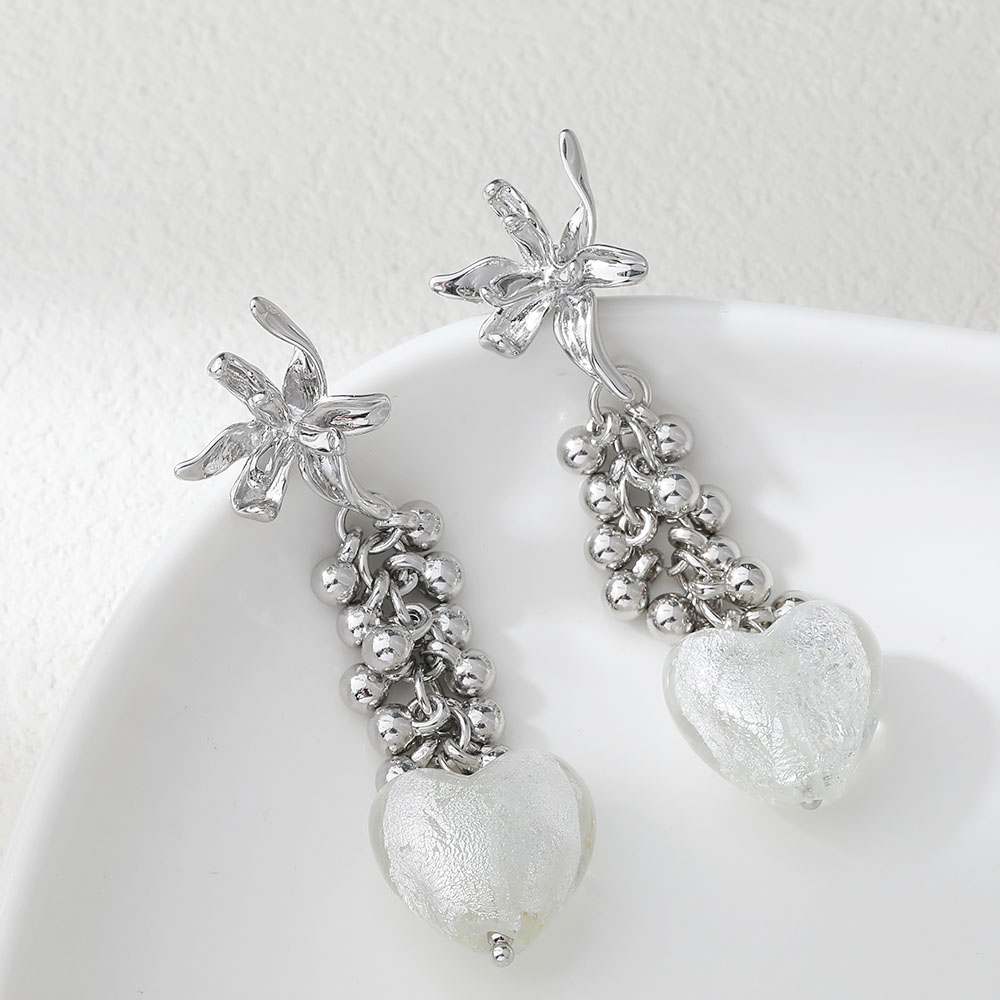 4PCS Dainty Flower Shape Ear S - Flower Supplies บทวิจารณ์และราคา