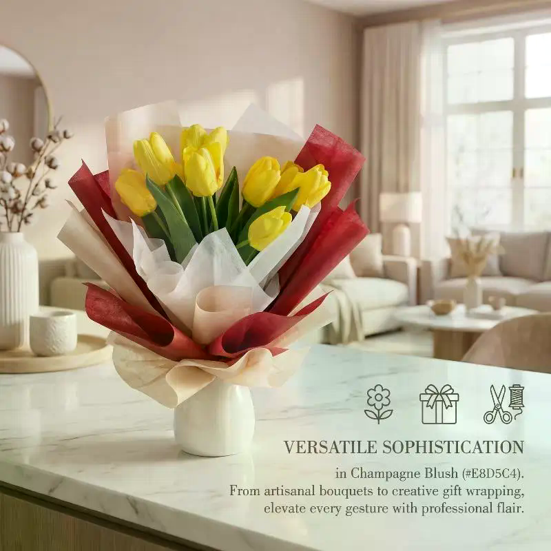 Wrapping Paper Soft Milk Cotto - The Florist Supply Shop บทวิจารณ์และราคา