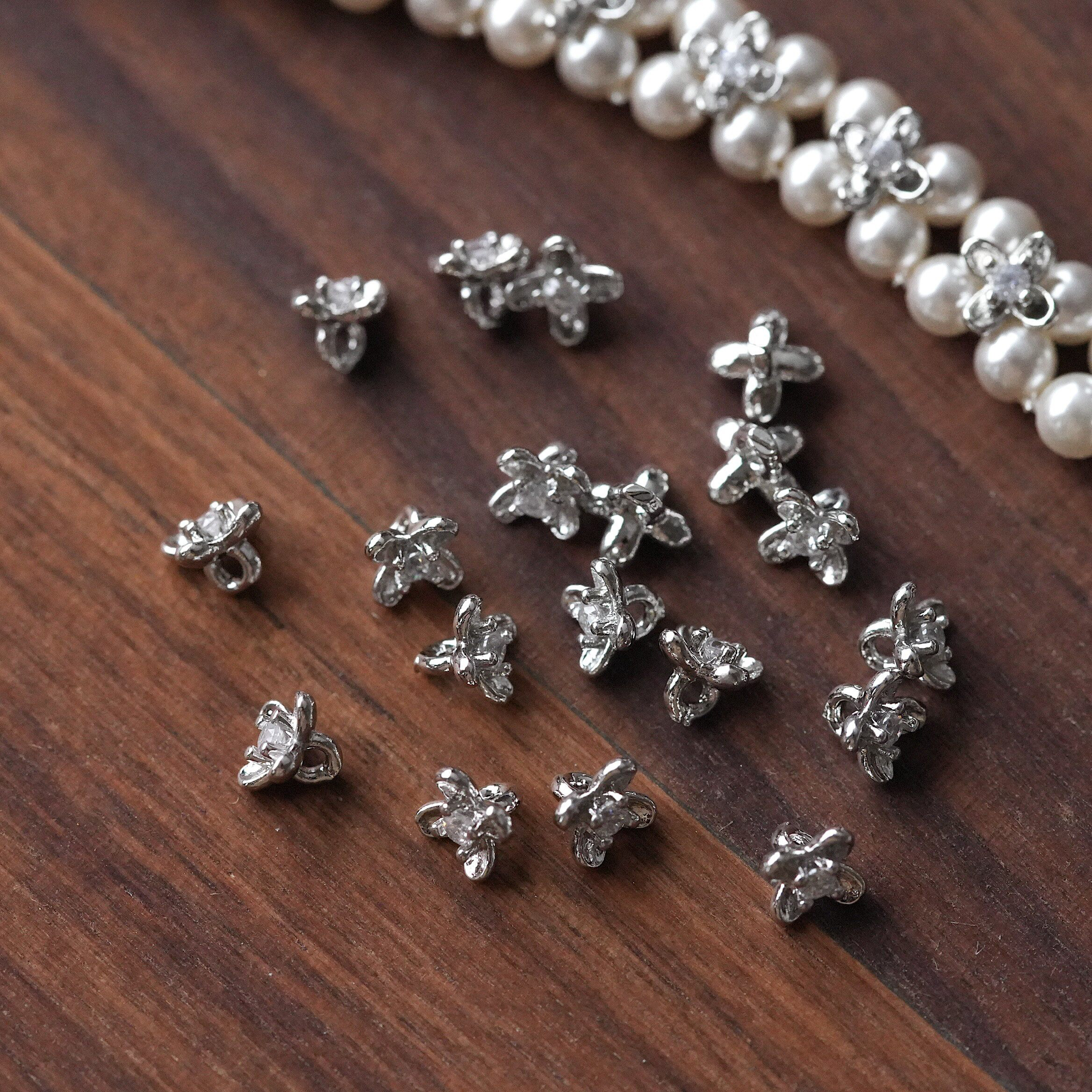 20PCS Gold Plated Brass Mini Z - Flower Supplies บทวิจารณ์และราคา