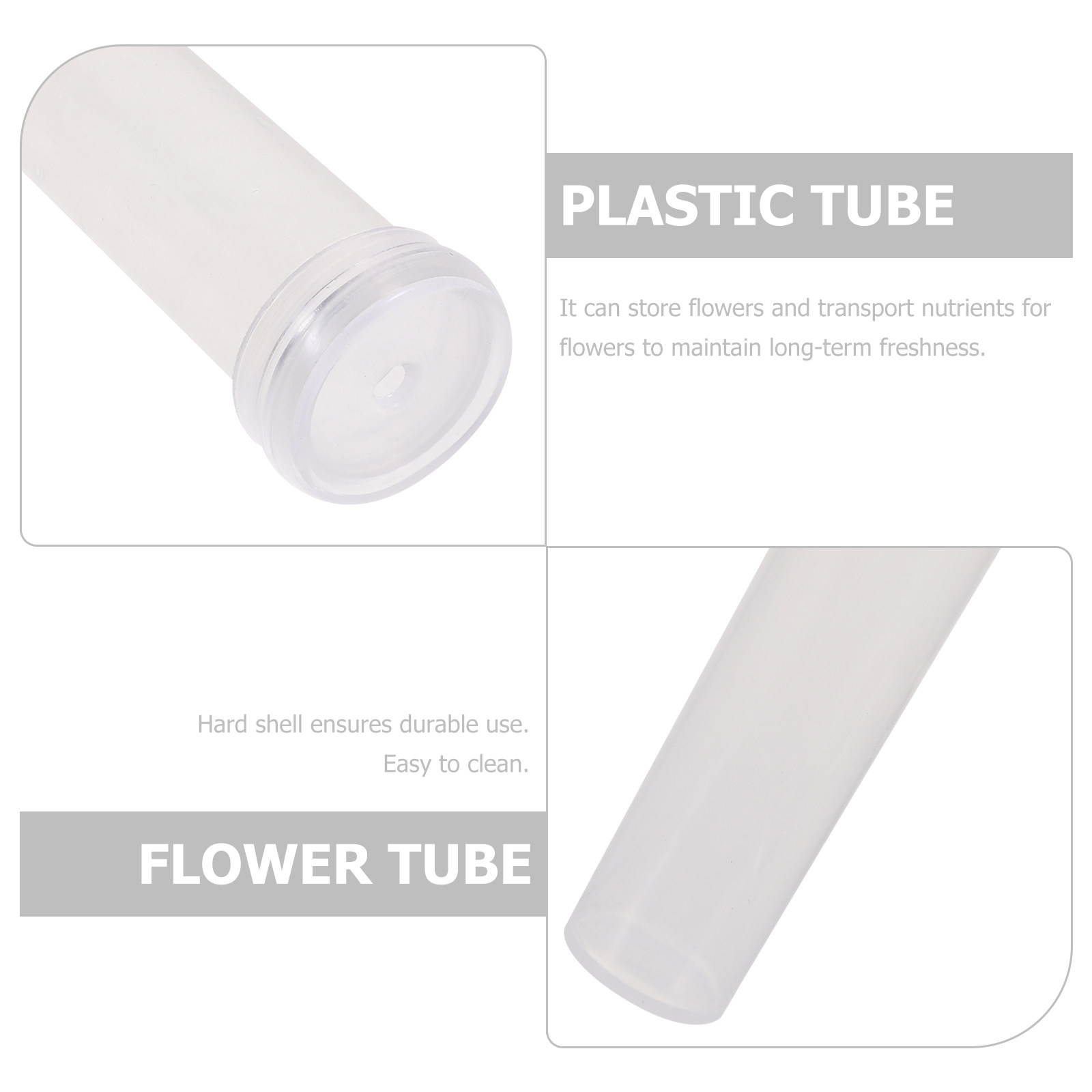 100Pcs Nutrition Plastic Tubes - The Florist Supply บทวิจารณ์และราคา