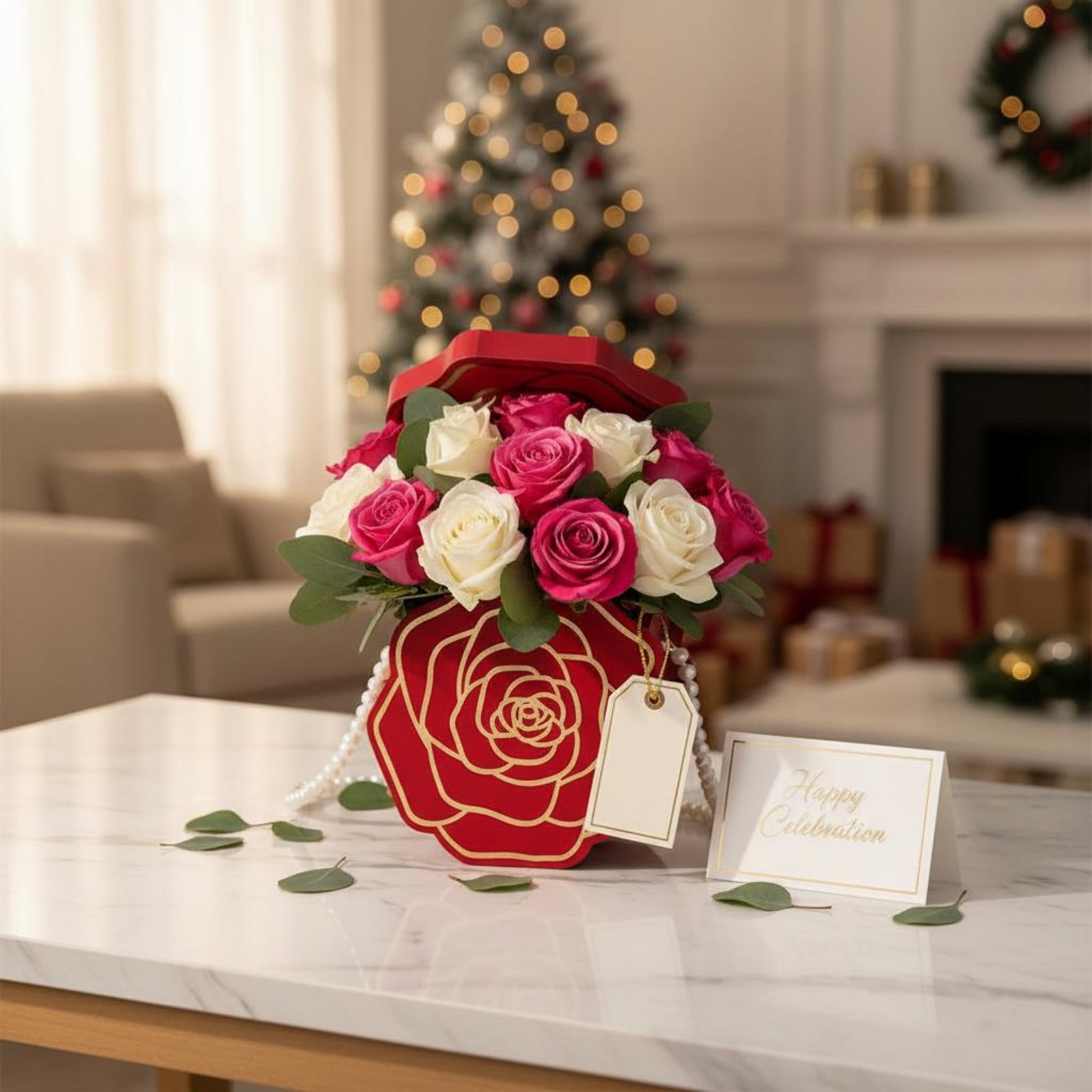 Floral Flower Arrangement Ribb - Flower Supplies บทวิจารณ์และราคา