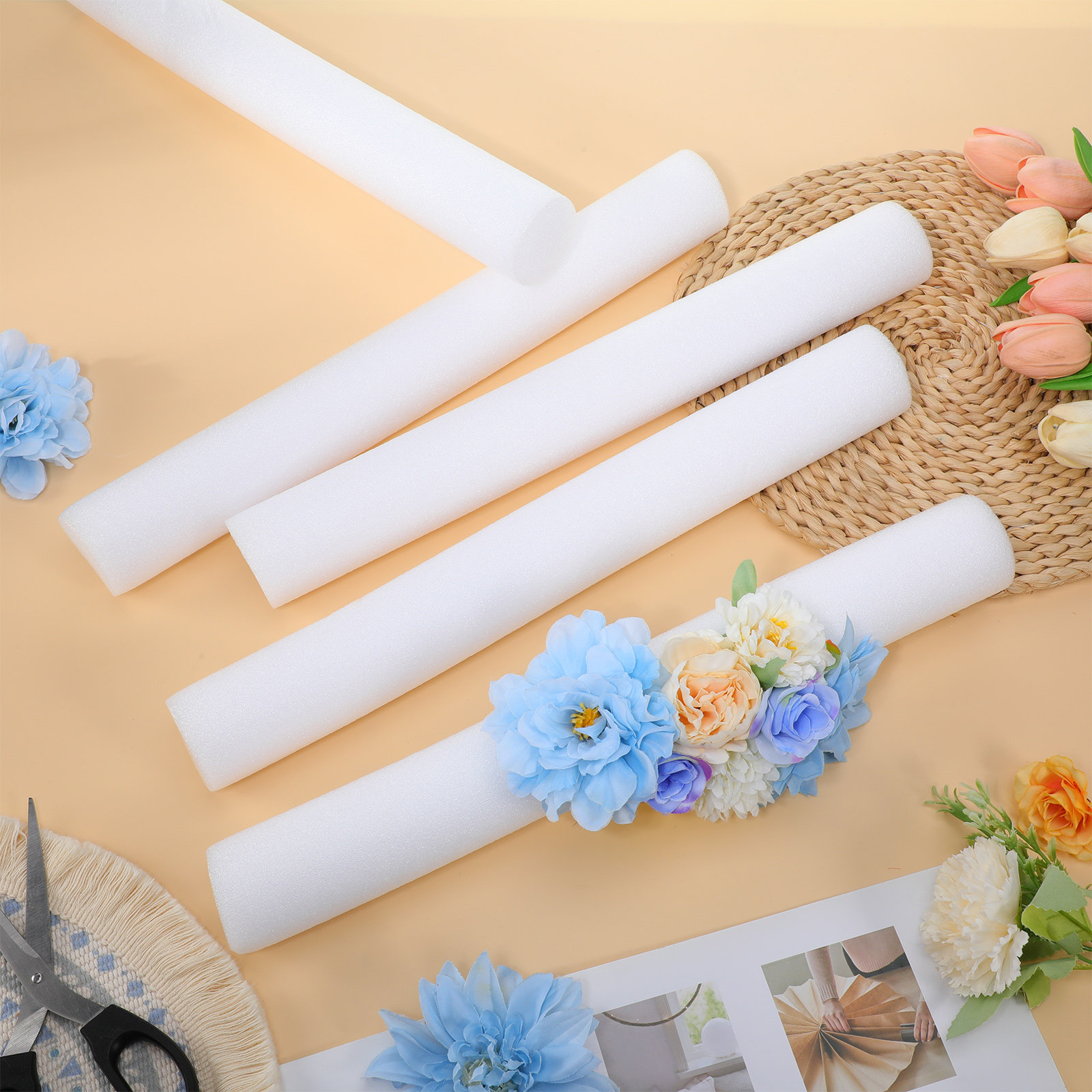 5Pcs Foam Rods Flower Arrangin - Easy Florist Supply บทวิจารณ์และราคา