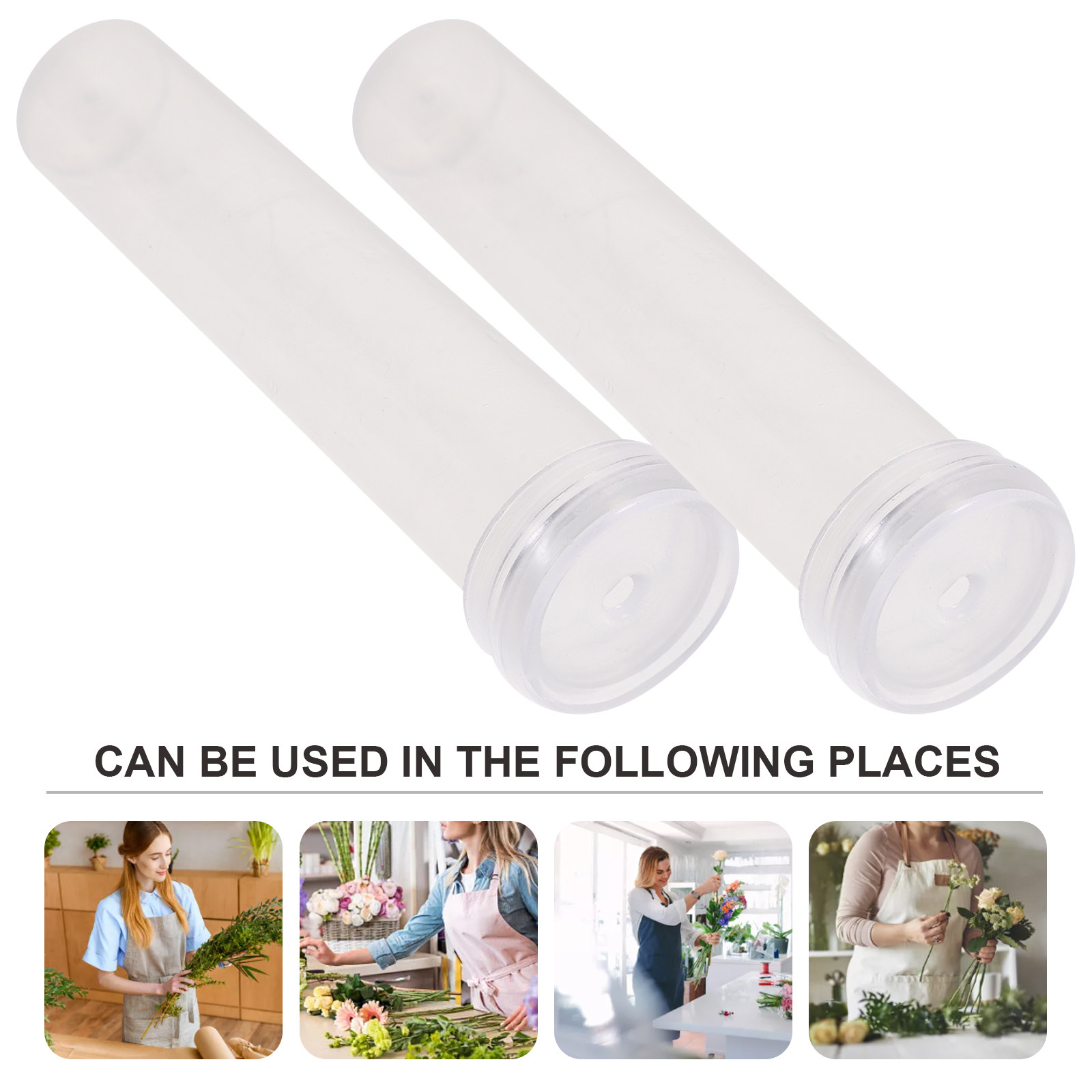 100Pcs Flower Tube Set Transpa - The Florist Supply บทวิจารณ์และราคา