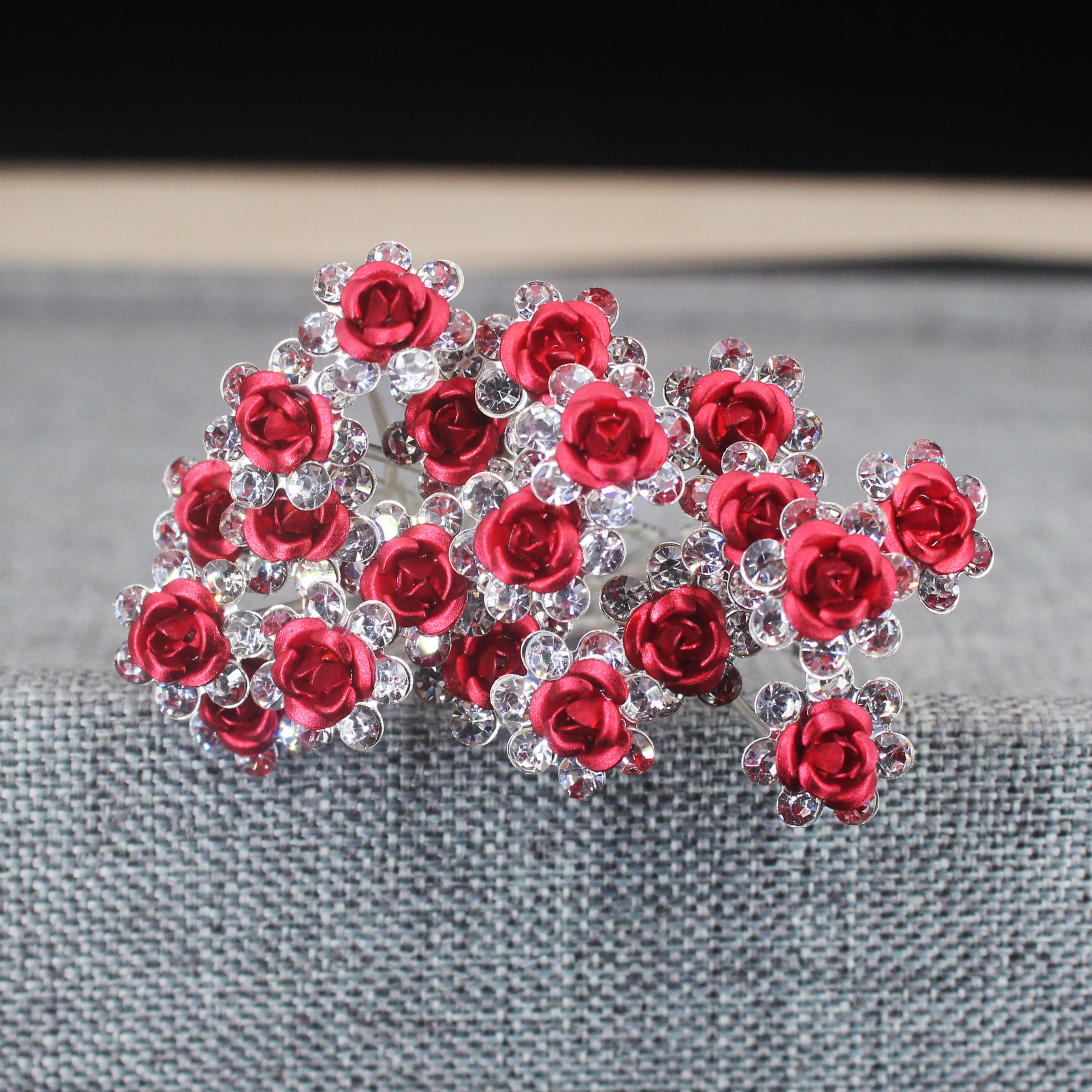 20PCS Rose Flower Rhinestone H - Flower Supplies บทวิจารณ์และราคา