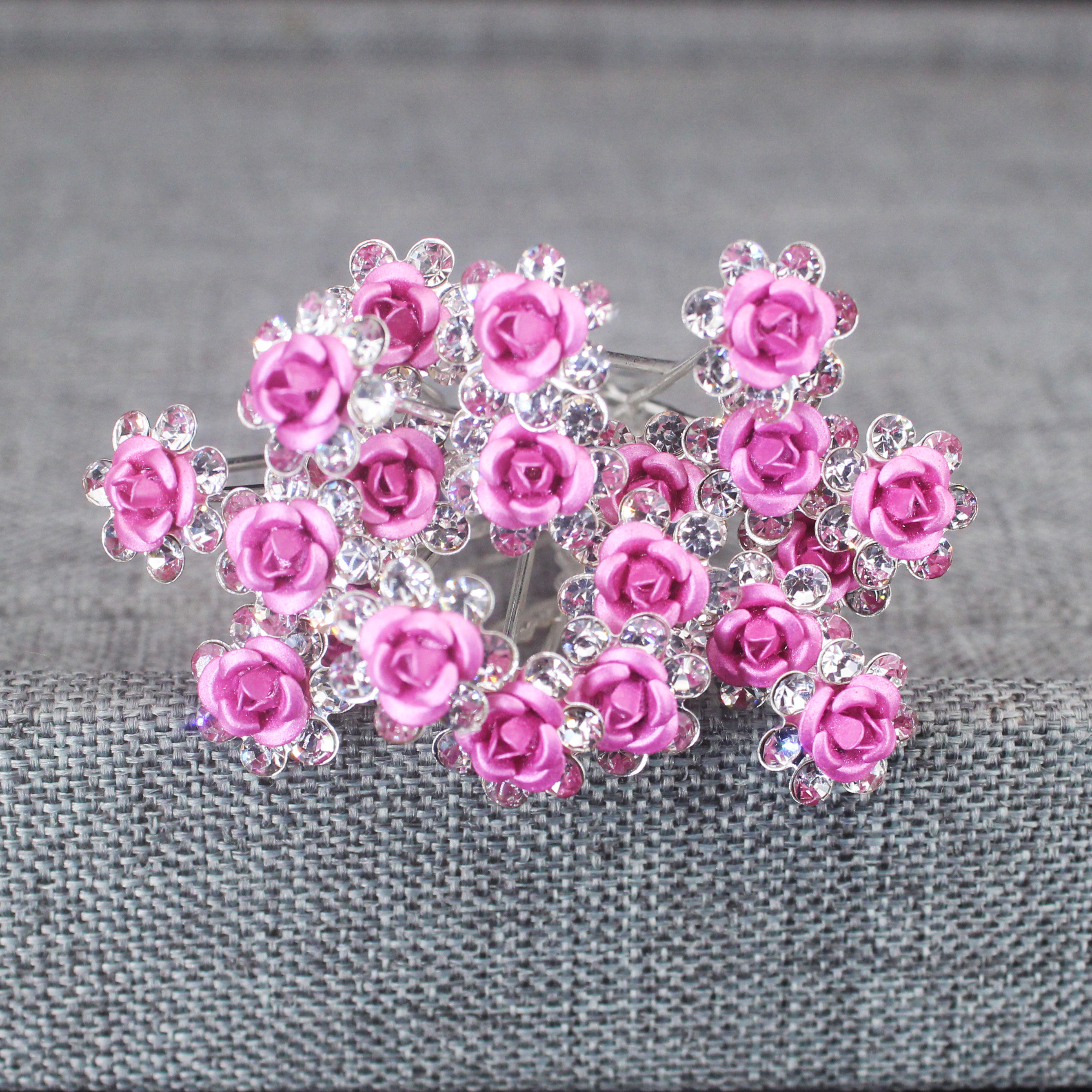 20PCS Rose Flower Rhinestone H - Flower Supplies บทวิจารณ์และราคา
