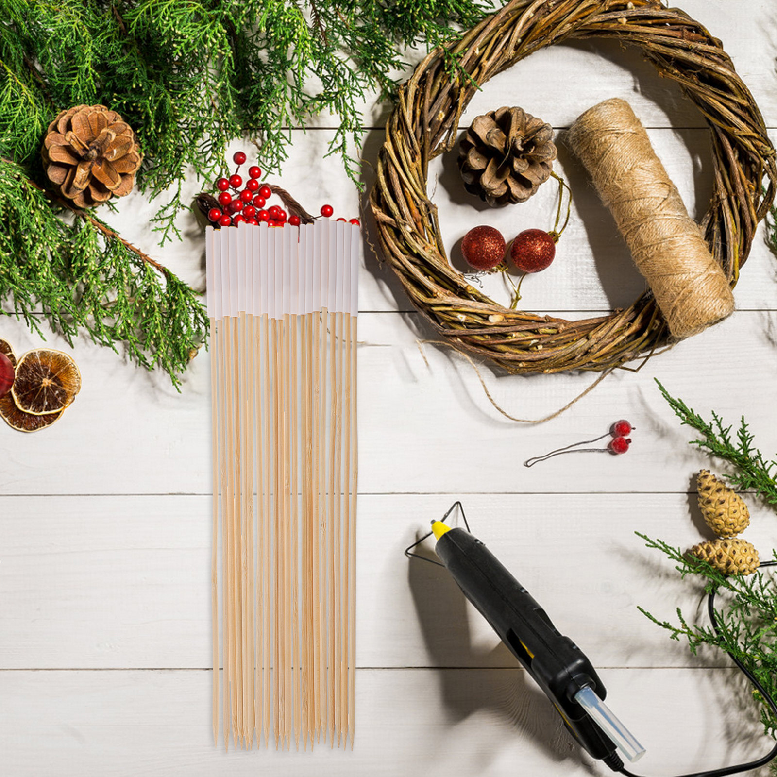 20Pcs Bamboo Craft Sticks Flor - The Florist Supply Shop บทวิจารณ์และราคา